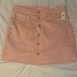 Pink Denim skirt - Size 10